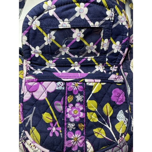 Vera Bradley Floral Nightingale Crossbody Bag Zip Closure Magnetic Front Pocket - Picture 5 of 7